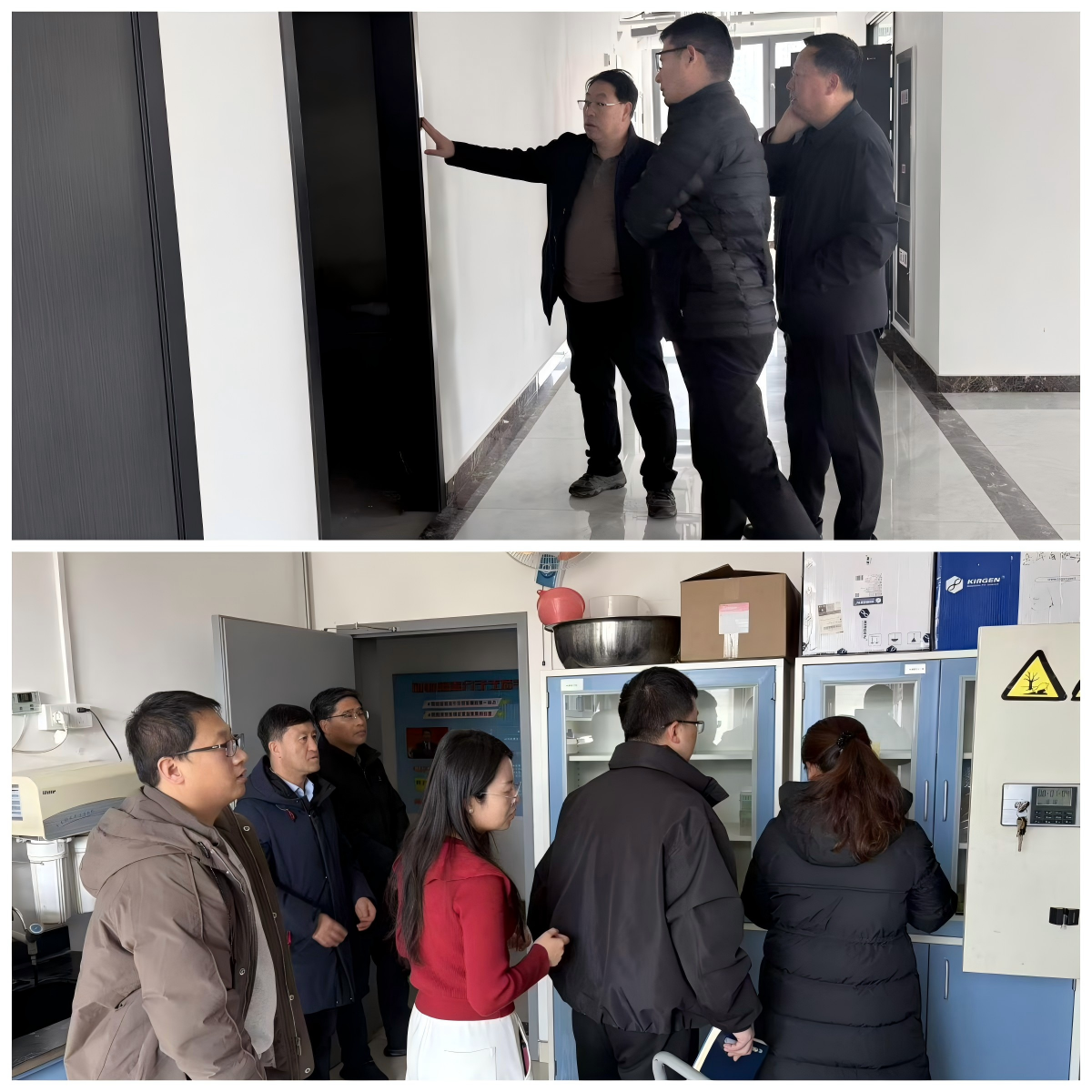 研究所所领导带队开展春节前安全检查