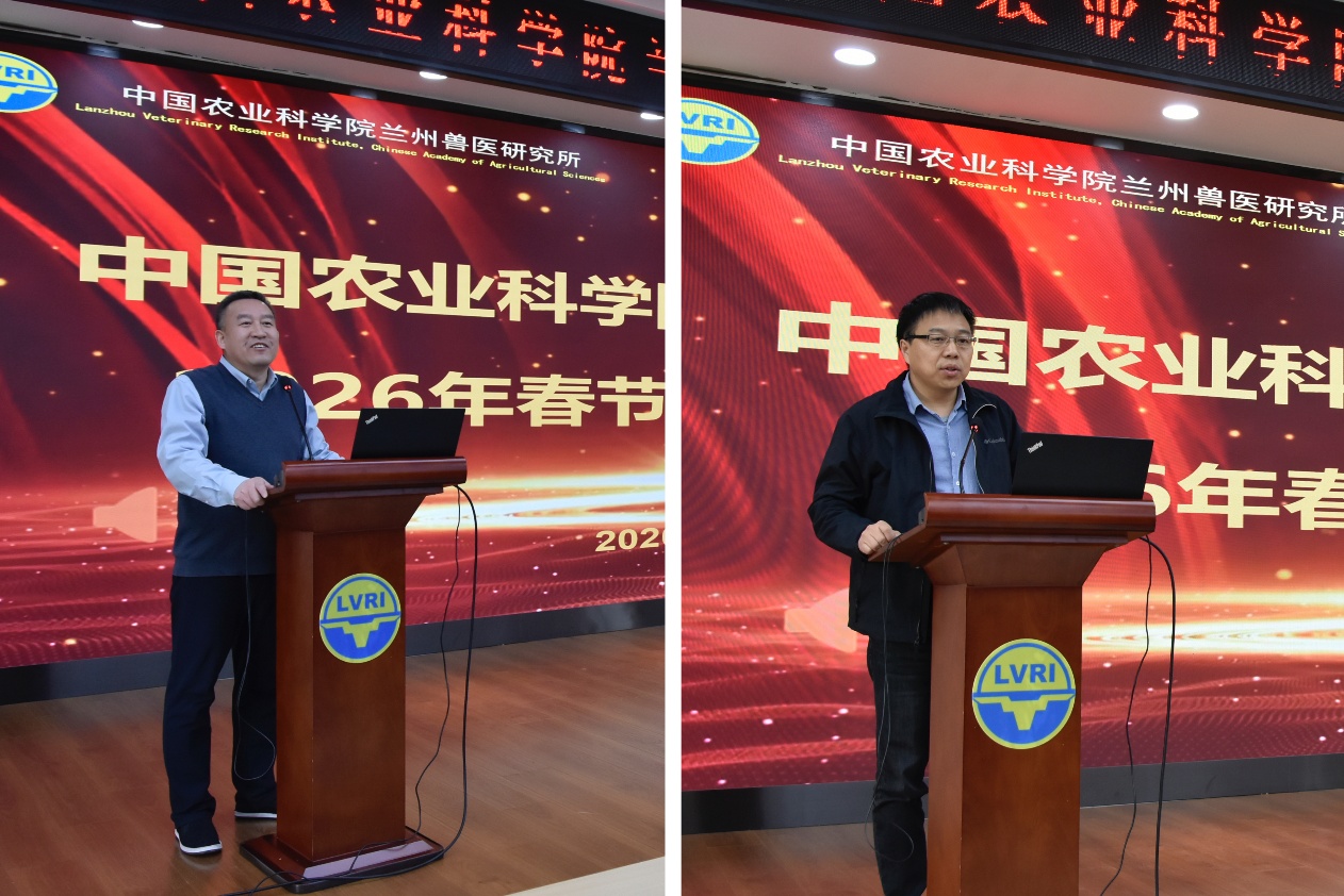 兰州兽医研究所开展2026年春节留所学生慰问活动